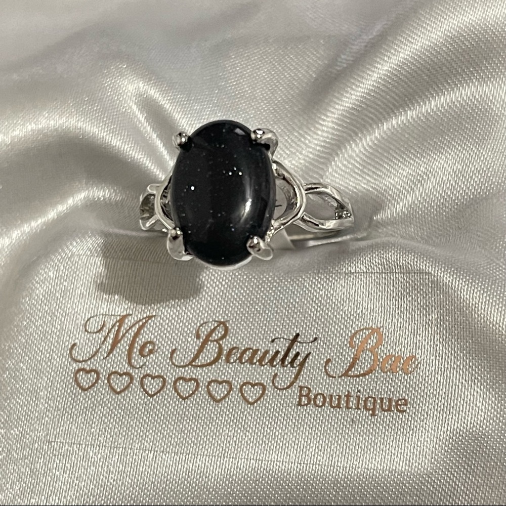 Blue Sandstone Ring - Picture 3 of 6